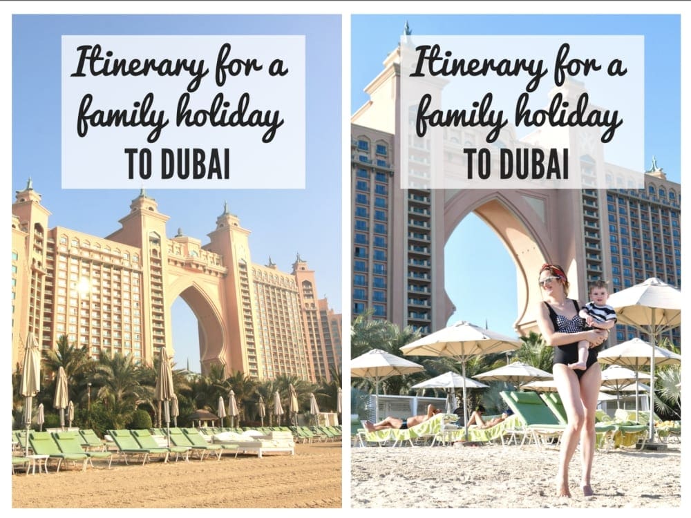 Online banner - Dubai, Itinerary by The Travel Hack