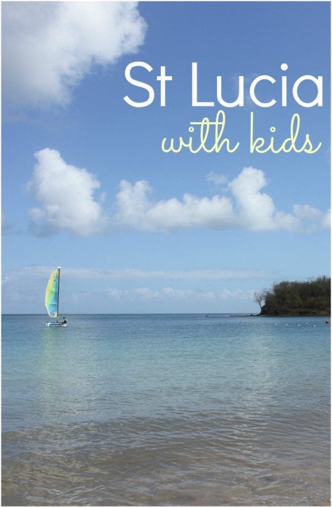 A screengrab from a blog by Mummy Travels featuring things to do in St. Lucia.