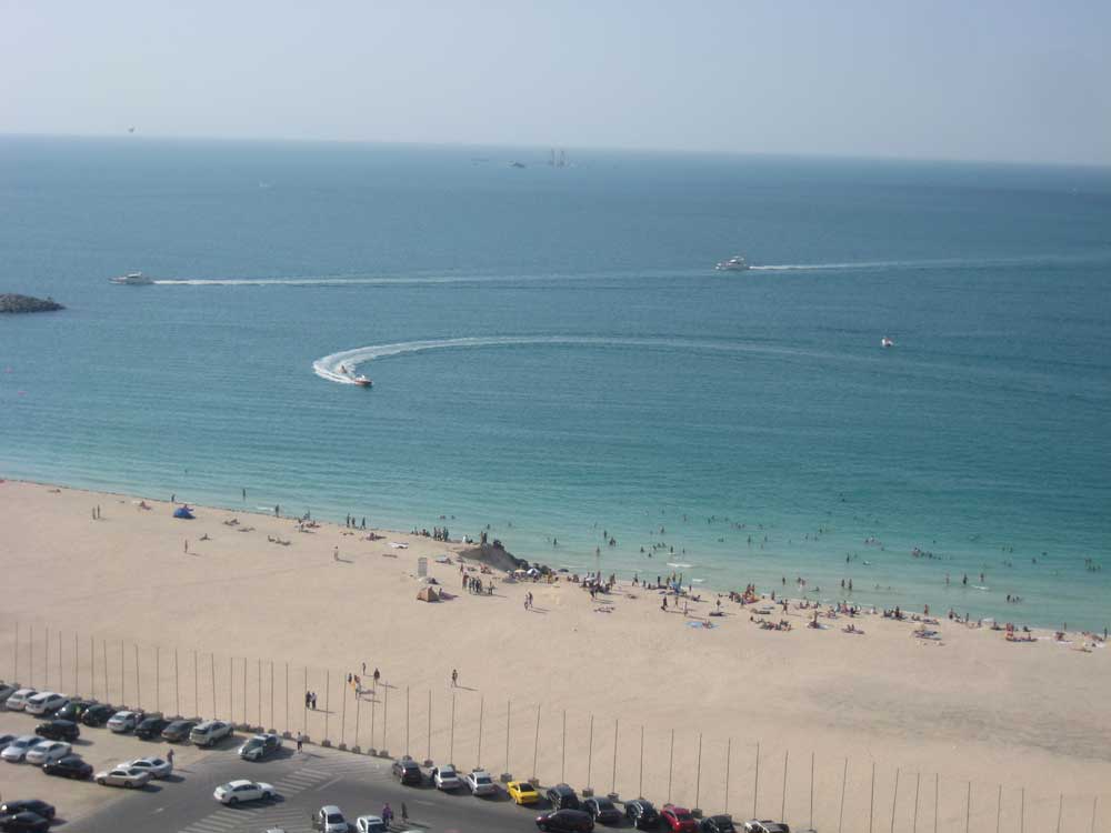 Overlooking Jumeirah Beach