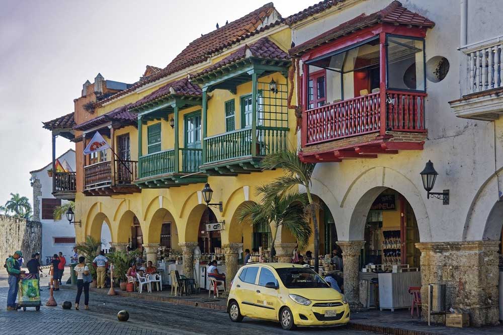 Cartagena street taxi