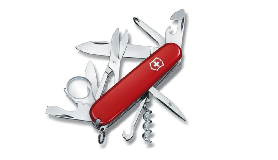 Engraved Swiss Army Knife, one of the best outdoor gifts for families.