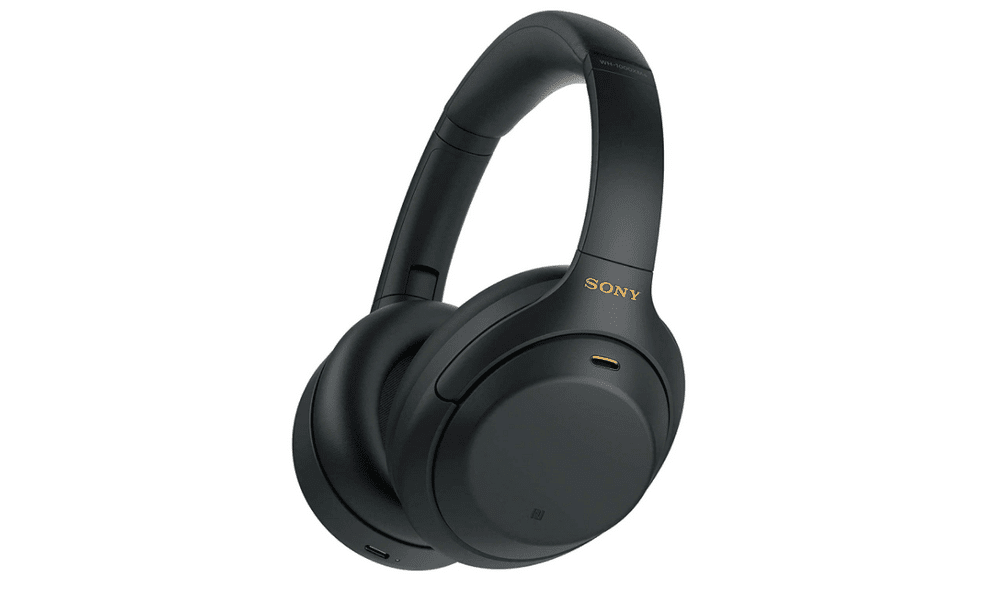 Black sony headphones, one of the best travel accessories for families.