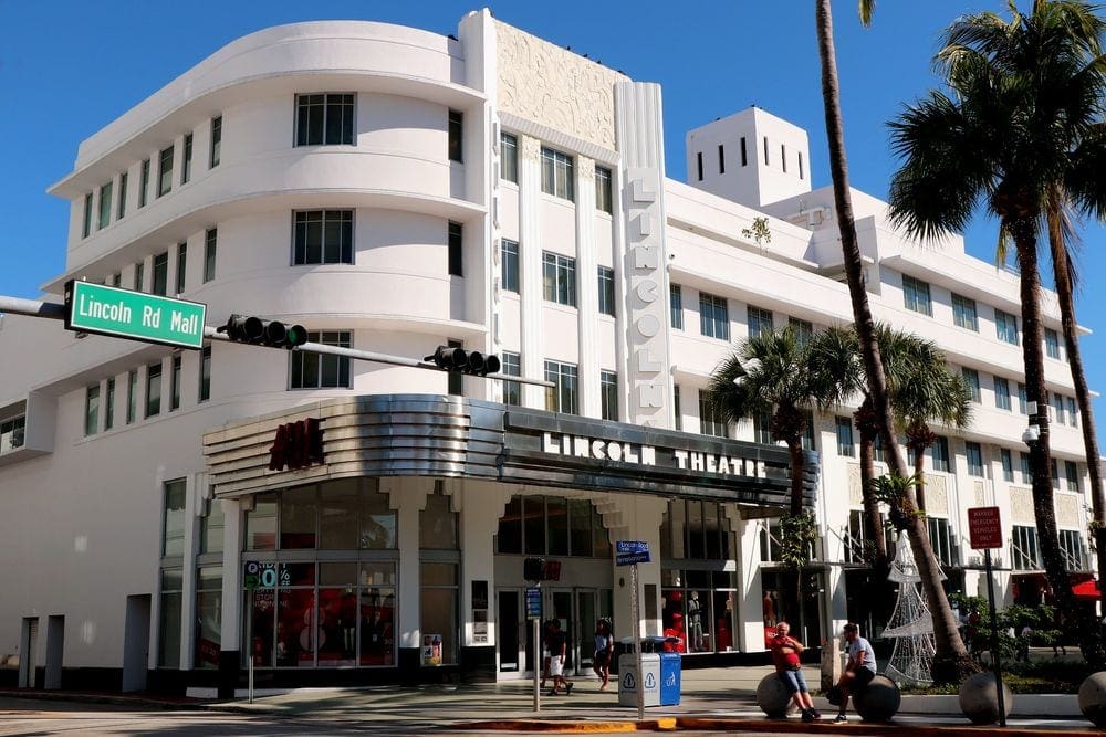 The Lincoln Theater on Lincoln Road Mall in Maimi.