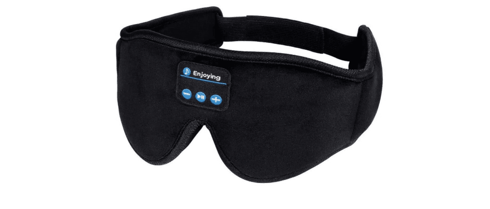 A product shot of the Sleep Headphones,3D Sleep Mask Bluetooth 5.0 Wireless Music Eye Mask, LC-dolida Sleeping Headphones, one of the best gifts for dad.