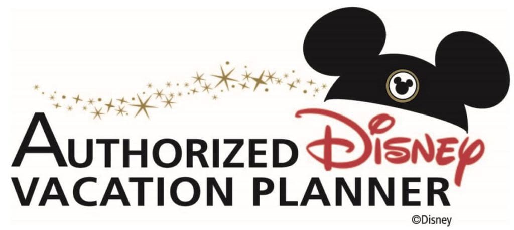 The logo for an Authorized Disney Vacation Planner, one of the Travel Advisors for a Disney Family Vacation.